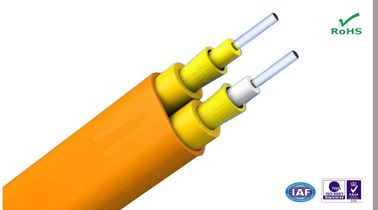 China Duplex Flat Single Mode Indoor Fiber Optic Cable for Communication and Cabling supplier