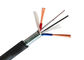 Armored Composite Power / Outdoor Fiber Optic Cable GDTS for CCTV Cabling Service supplier