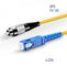 9 / 125 G652D FC-SC/UPC Single Mode Simplex Fiber Optic Patch Cords supplier